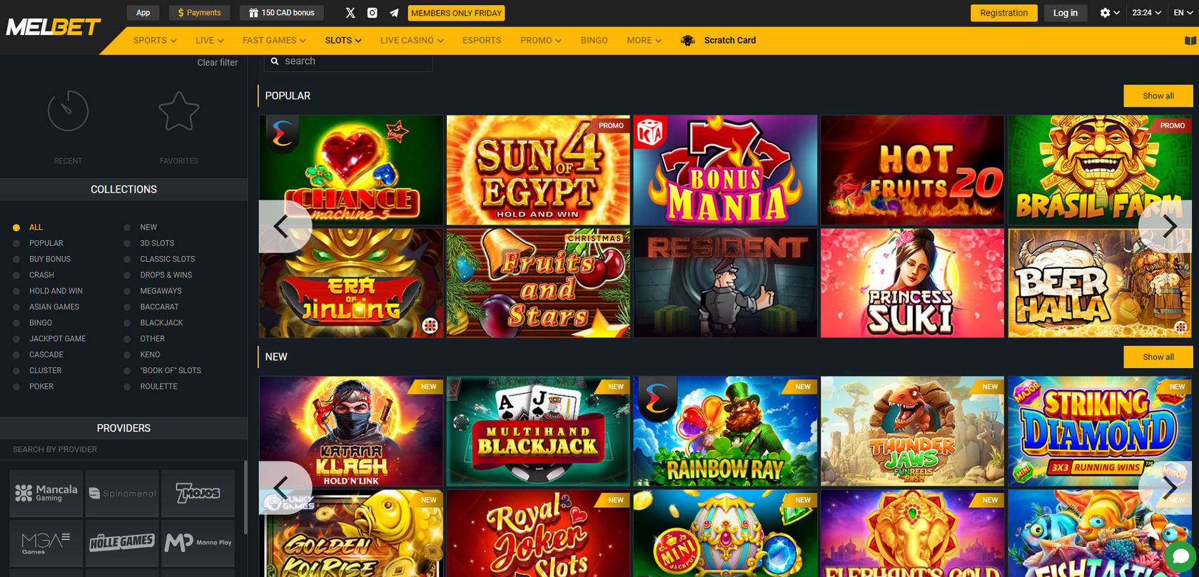 Melbet, casino en ligne et jeux avec croupiers en direct